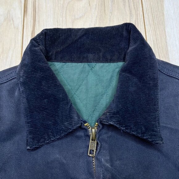 J. Galt Shanghai Mens Blue Long Sleeve Full Zip Modern Look Bomber Jacket Size S - Picture 2 of 11